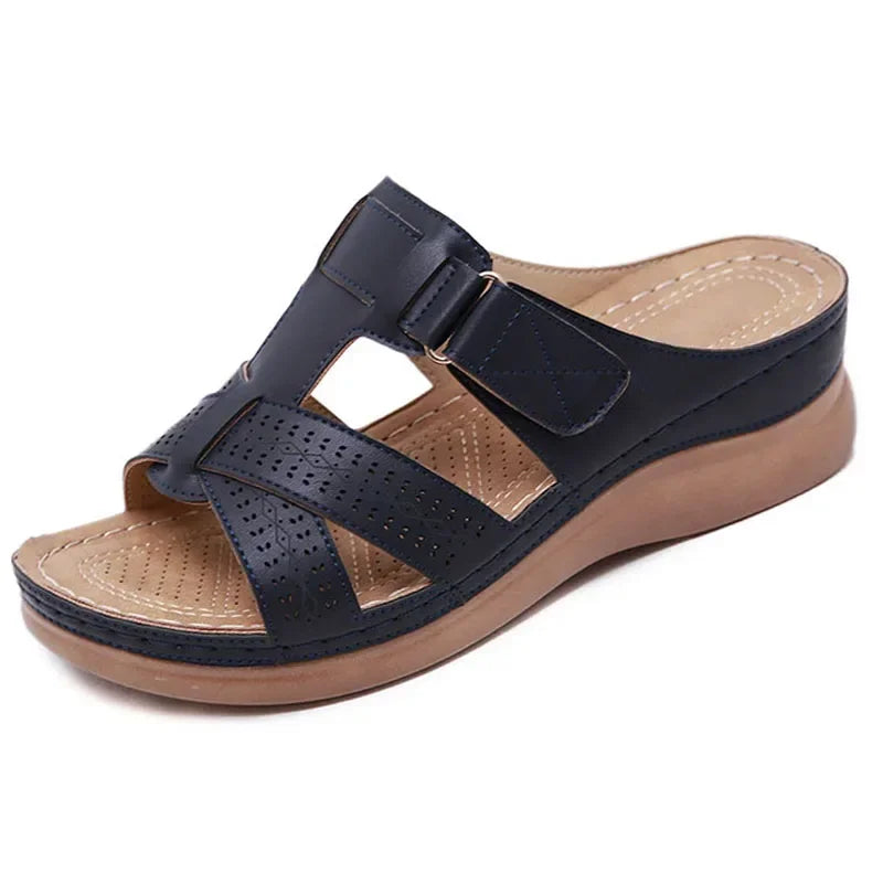 Claquette orthopédique femme confort quotidien noir