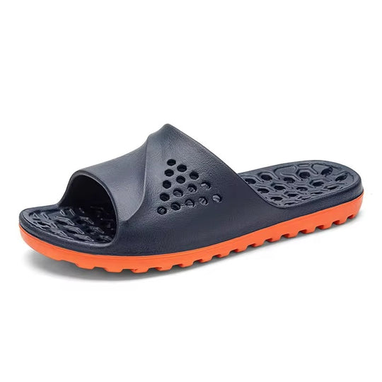 Claquette orthopédique homme ultra légère et aérée bleu