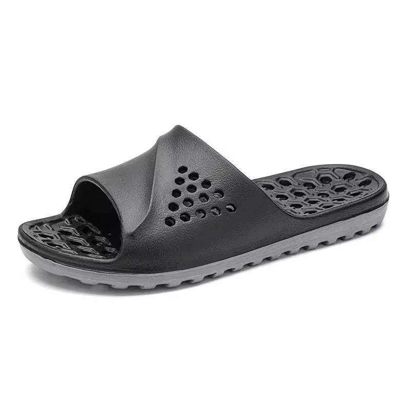 Claquette orthopédique homme ultra légère et aérée noir