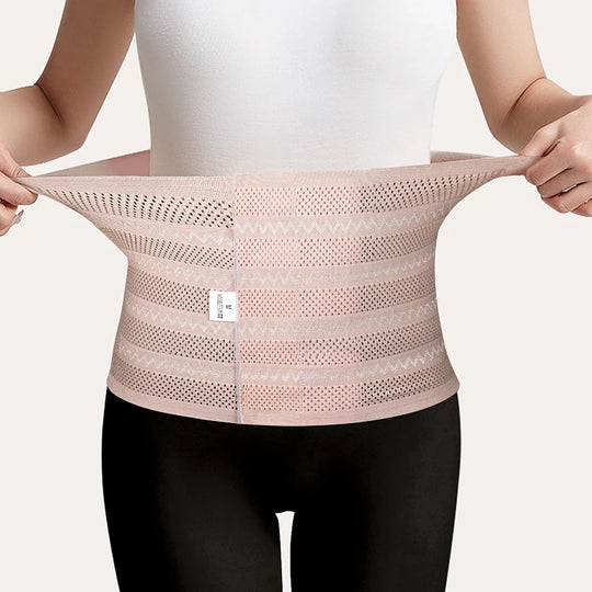 Corset orthopédique lombaire en maille ultra respirante beige