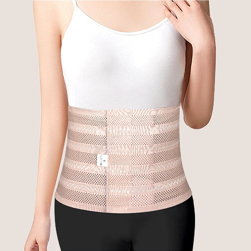 Corset orthopédique lombaire en maille ultra respirante rose