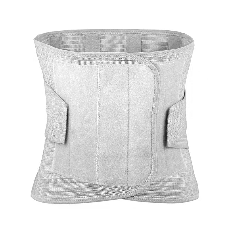 Corset orthopédique lombaire maintien renforcé avec sangles latérales gris