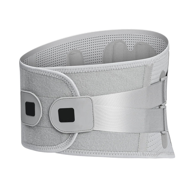 Corset orthopédique lombaire maintien renforcé gris