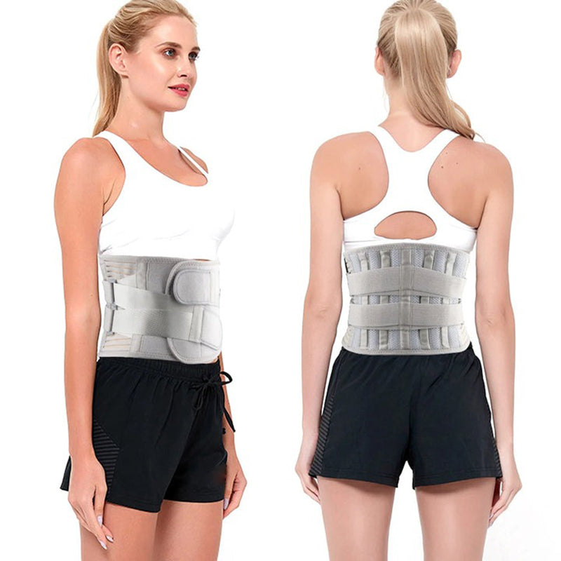 Corset orthopédique lombaire soutien vertical réglable