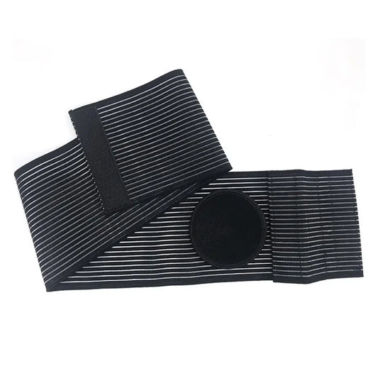 Corset orthopédique lombaire spécial hernie ombilicale noir