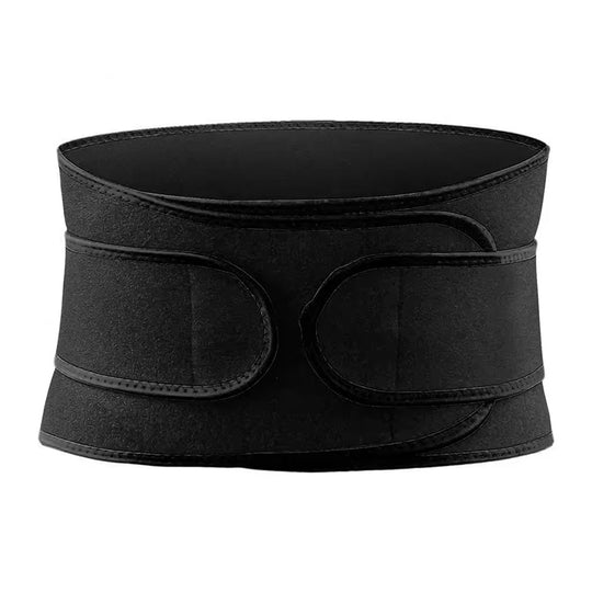 Corset orthopédique lombaire sport ajustable à double sangle noir