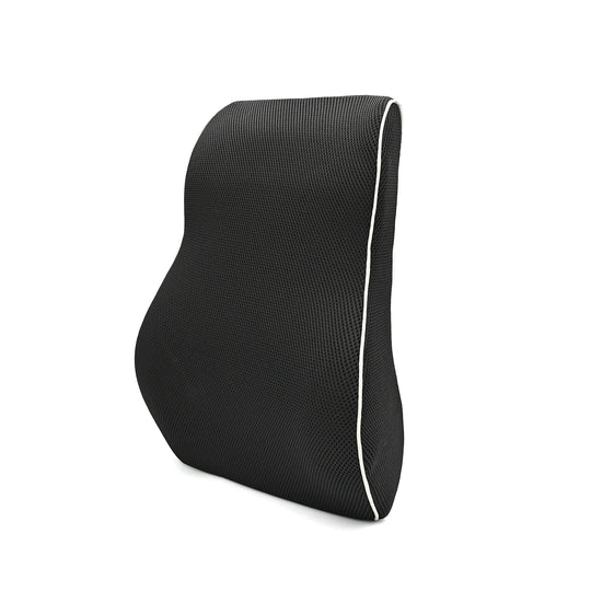 Coussin orthopédique dos galbé pour confort prolongé noir