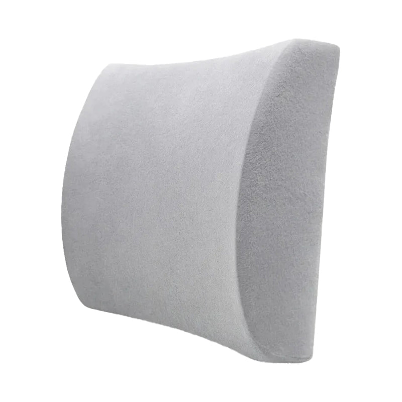 Coussin orthopédique lombaire voiture et bureau gris
