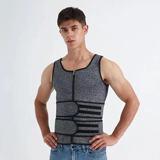 Gilet orthopédique correcteur et gainant zippé