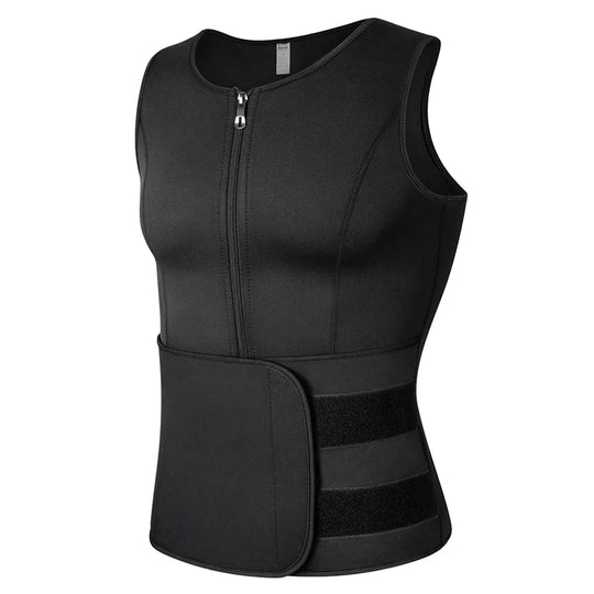 Gilet orthopédique gainant avec ceinture abdominale