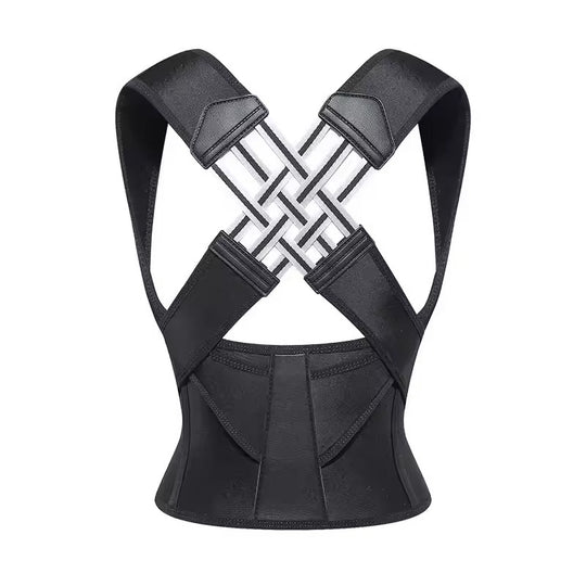 Gilet orthopédique redresse-dos renforcé noir