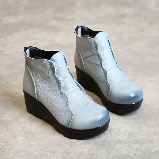 Botte orthopédique femme à talon compensé