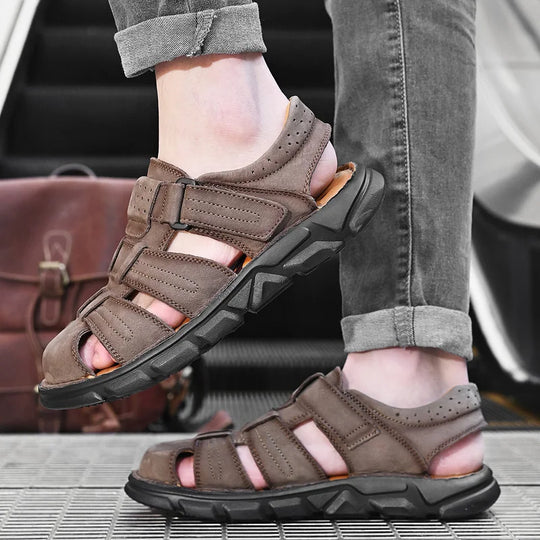 Sandale orthopédique homme fermée ergonomique