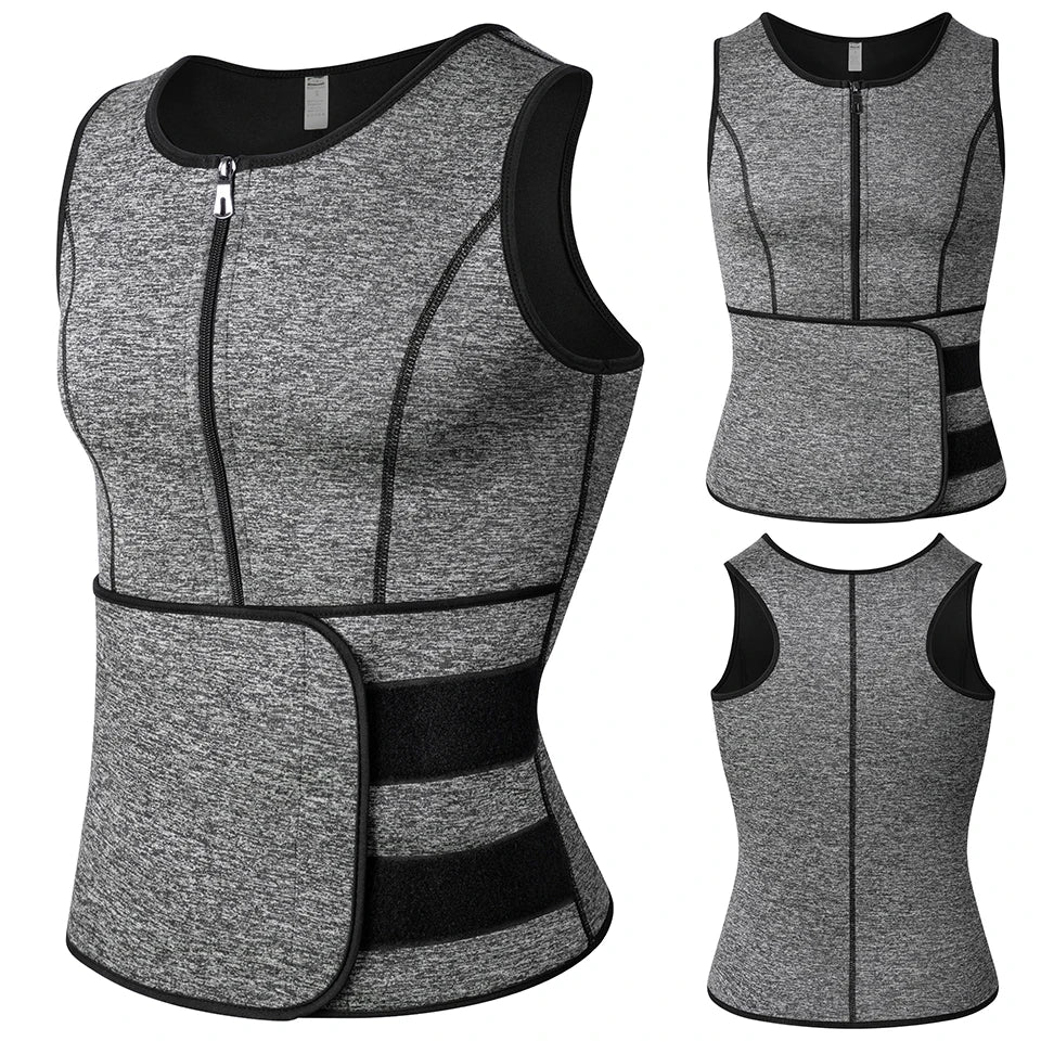 Gilet orthopédique gainant avec ceinture abdominale