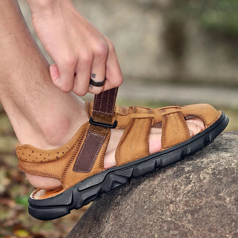 Sandale orthopédique homme fermée ergonomique