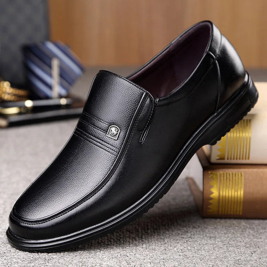 Mocassin orthopédique homme chic à bout arrondi