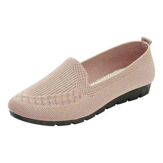 Mocassin orthopédique femme à semelle flexible beige