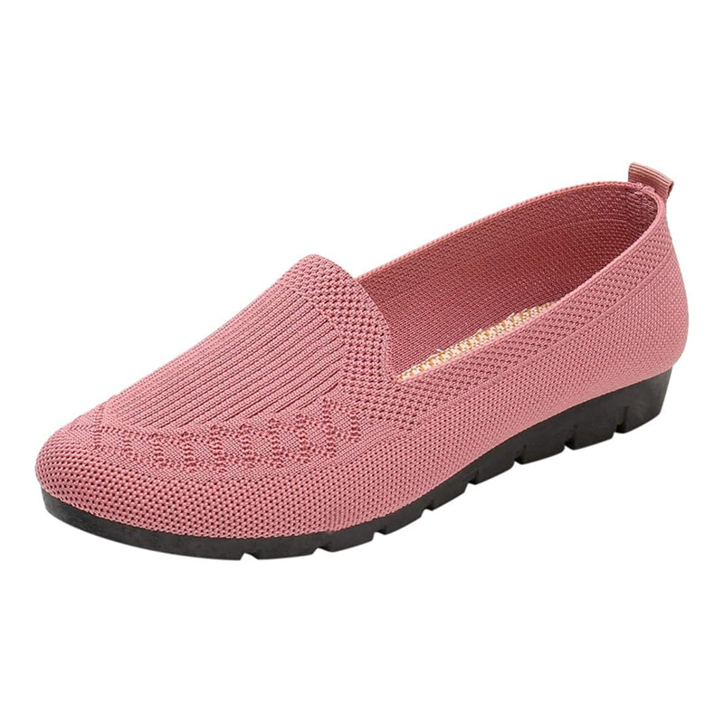 Mocassin orthopédique femme à semelle flexible rose