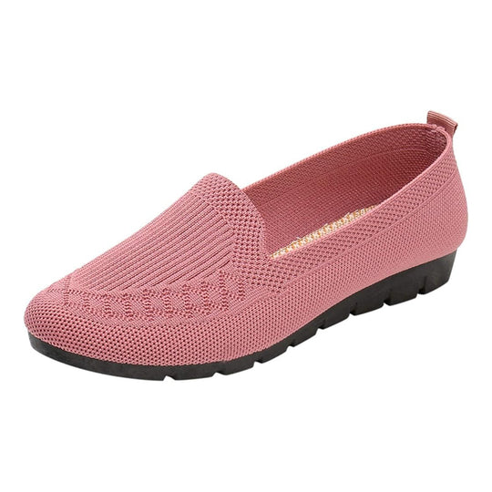 Mocassin orthopédique femme à semelle flexible rose