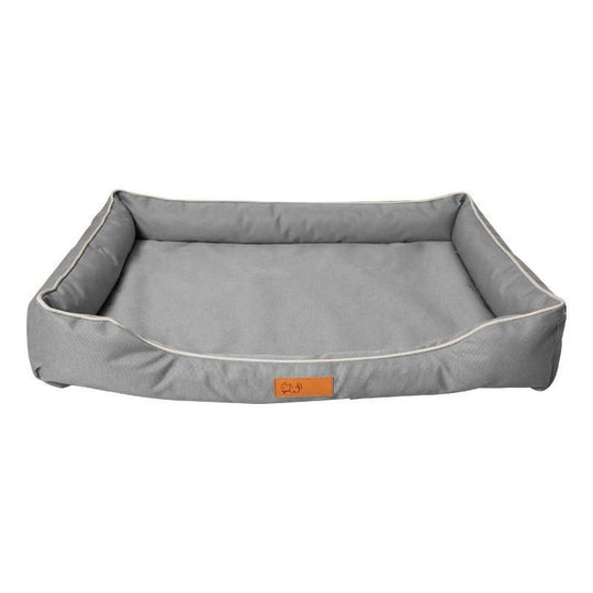 Panier orthopédique chien amovible et imperméable gris