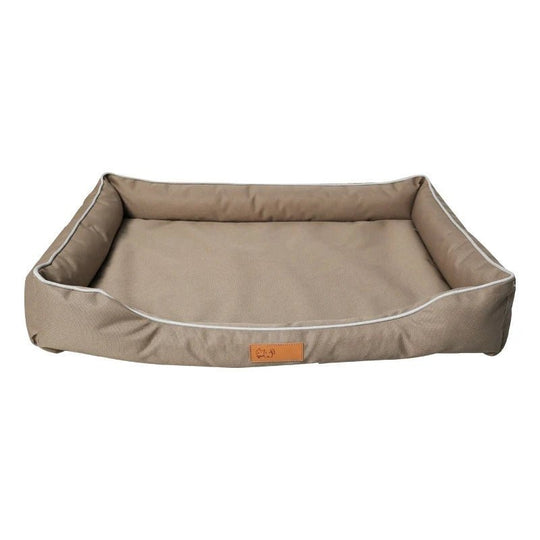 Panier orthopédique chien amovible et imperméable marron