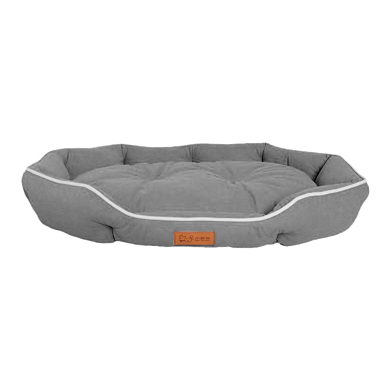 Panier orthopédique chien confort toutes saisons gris