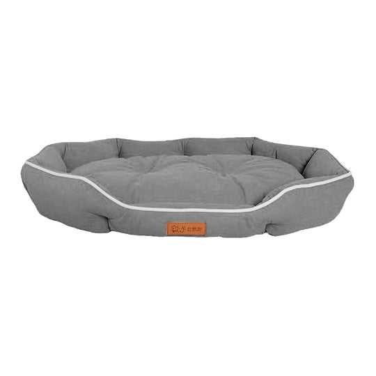 Panier orthopédique chien confort toutes saisons gris