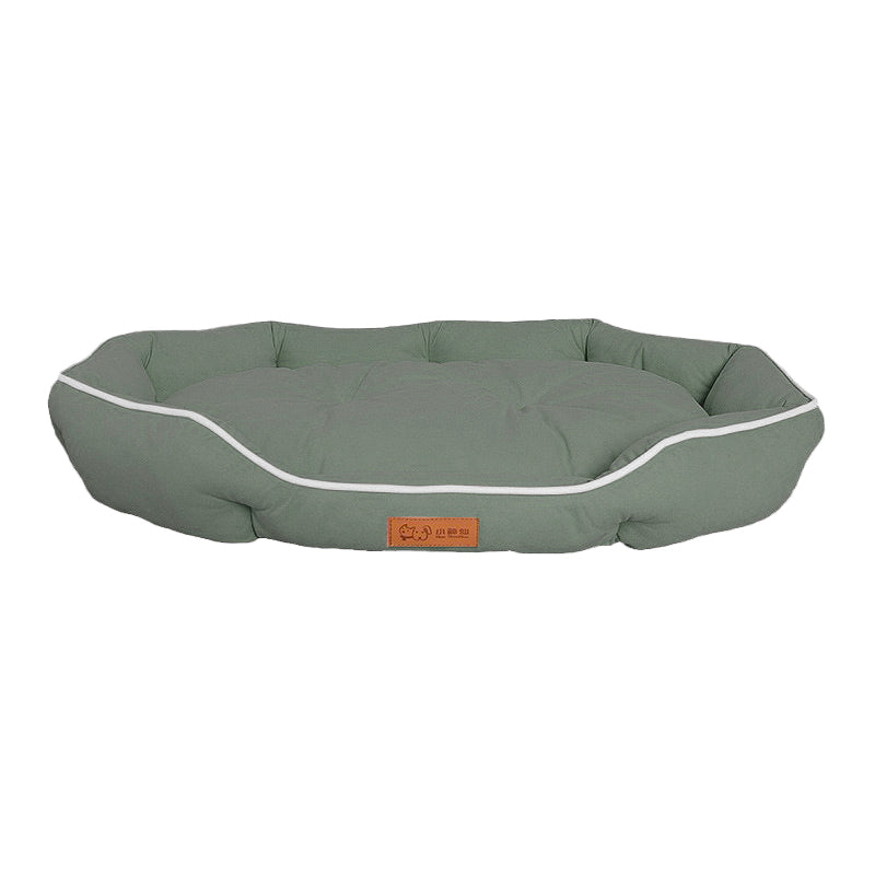Panier orthopédique chien confort toutes saisons vert