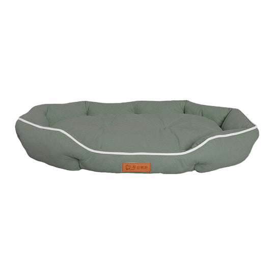Panier orthopédique chien confort toutes saisons vert