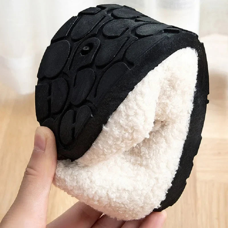 Chausson orthopédique femme avec boucle décorative