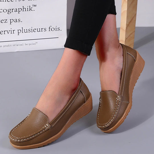 Mocassin orthopédique femme style classique