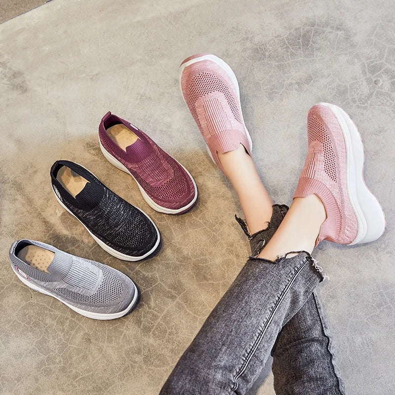Basket orthopédique femme moderne slip-on