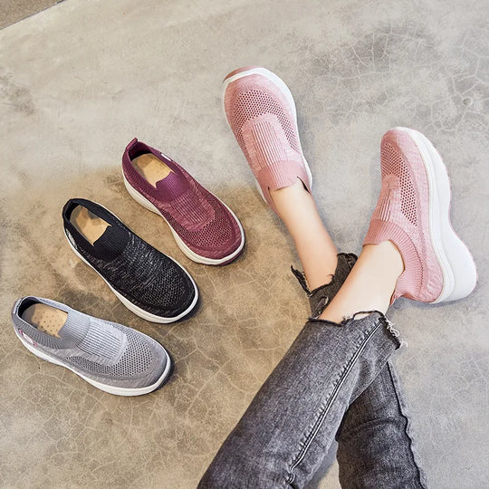 Basket orthopédique femme moderne slip-on