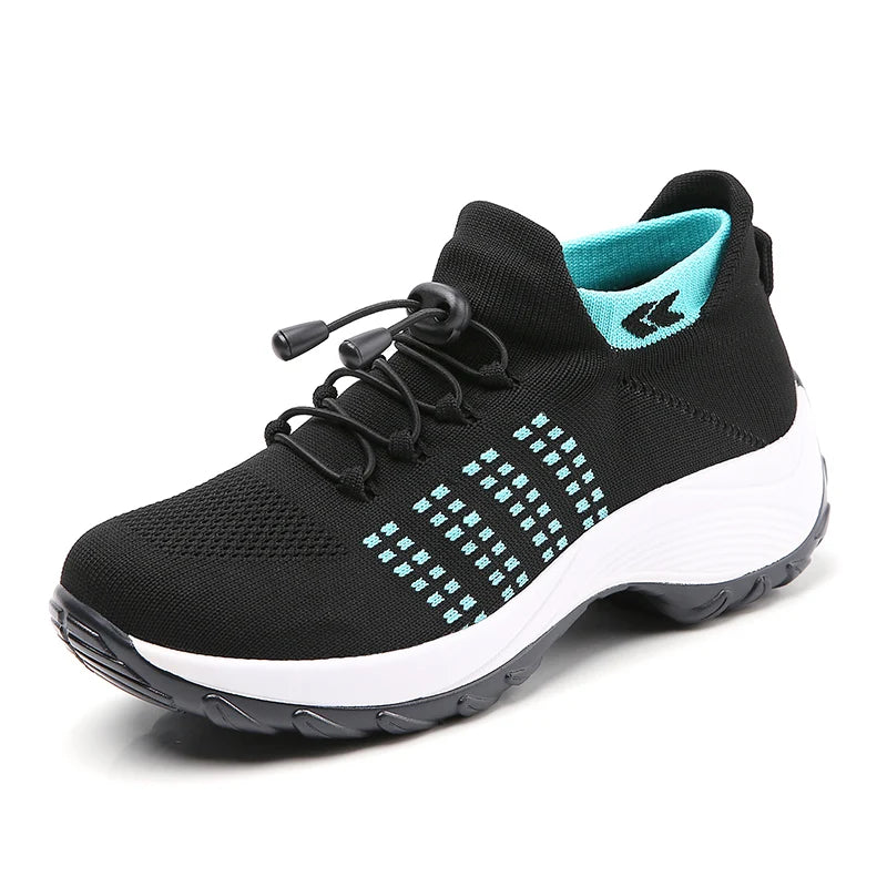 Basket orthopédique femme sport à lacets