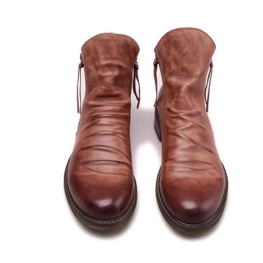 Botte orthopédique homme à fermeture éclair pratique