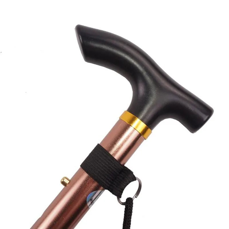 Canne orthopédique réglable et pliable avec dragonne