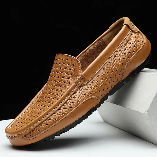 Mocassin orthopédique homme ajouré respirant
