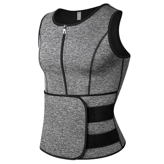 Gilet orthopédique gainant avec ceinture abdominale