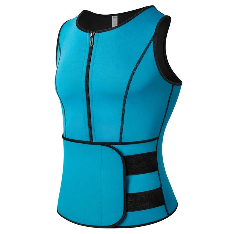 Gilet orthopédique gainant avec ceinture abdominale