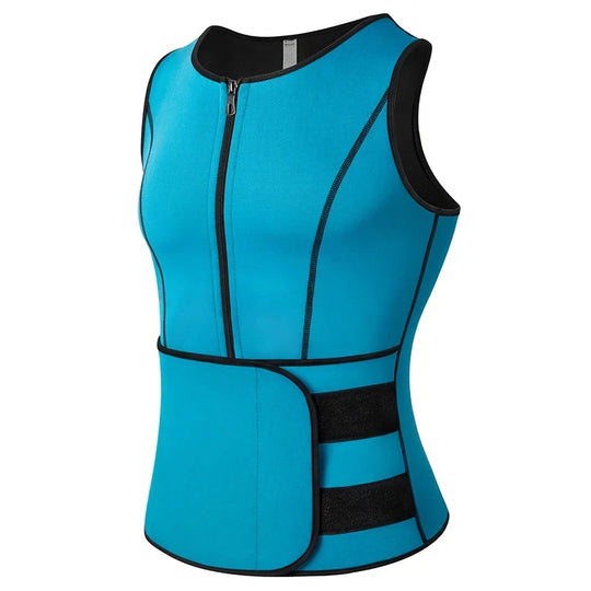 Gilet orthopédique gainant avec ceinture abdominale