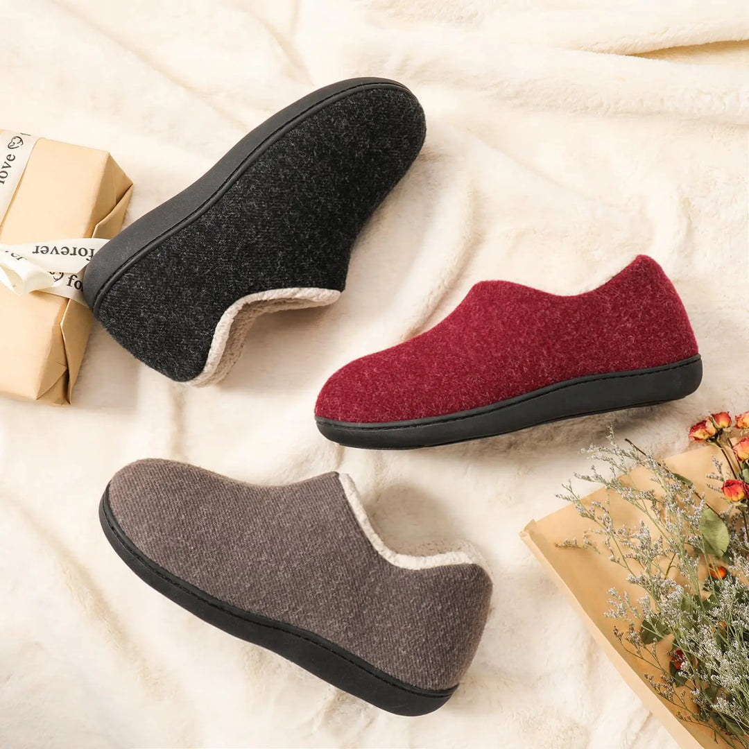 Chausson orthopédique femme d’hiver doublé chaud