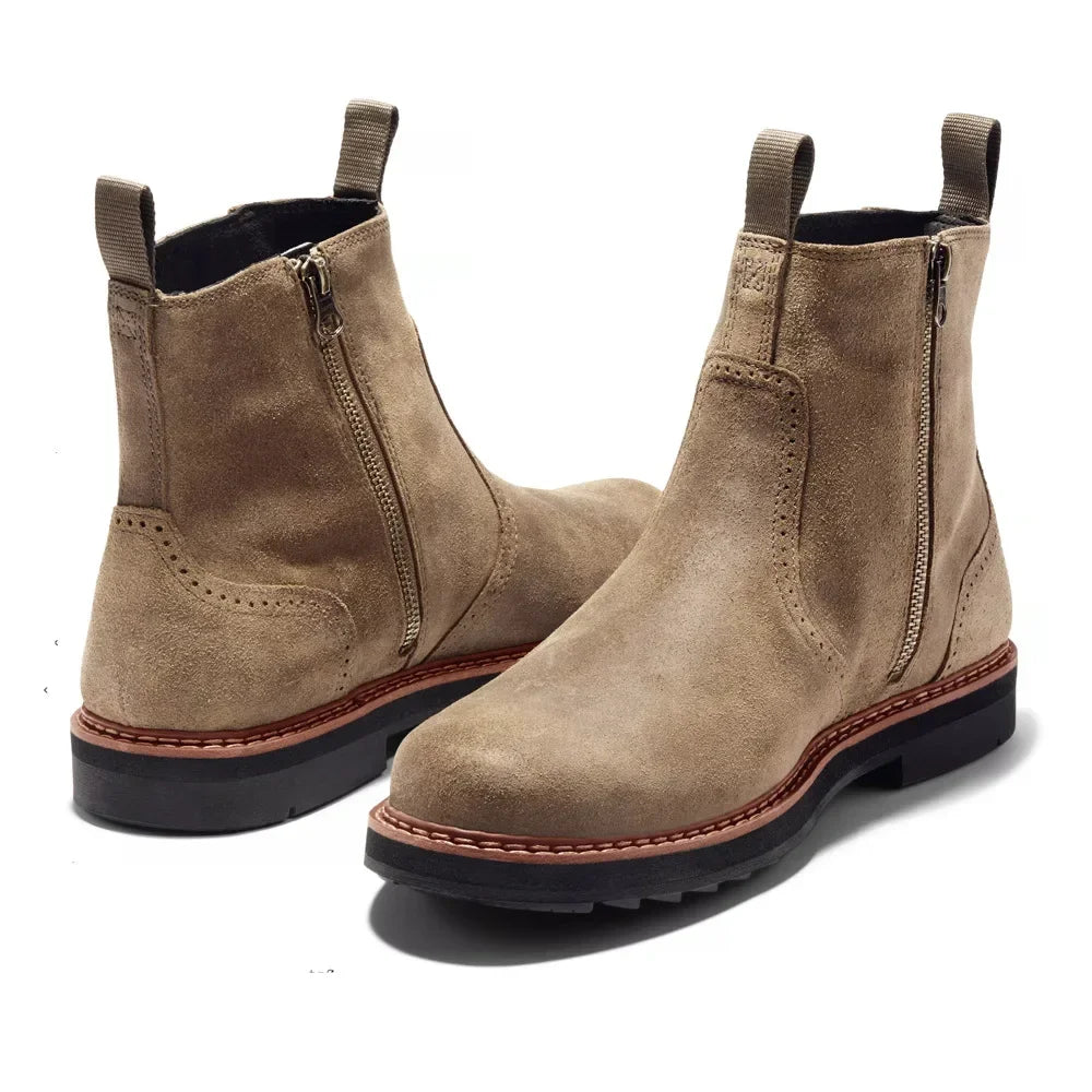 Botte orthopédique homme à fermeture chic urbain