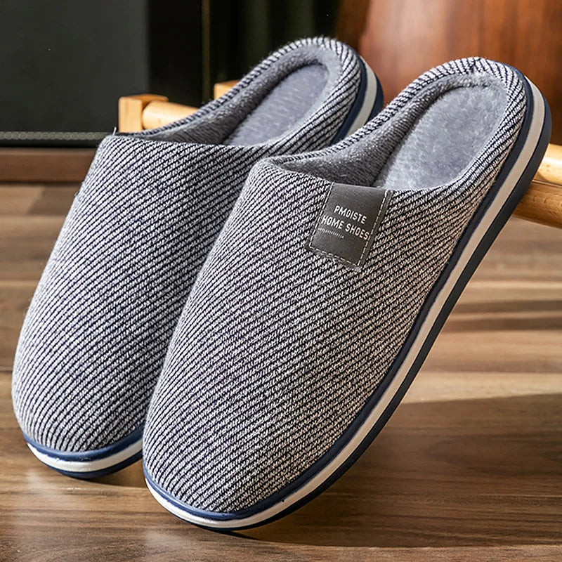 Chausson orthopédique homme rayé esprit rétro