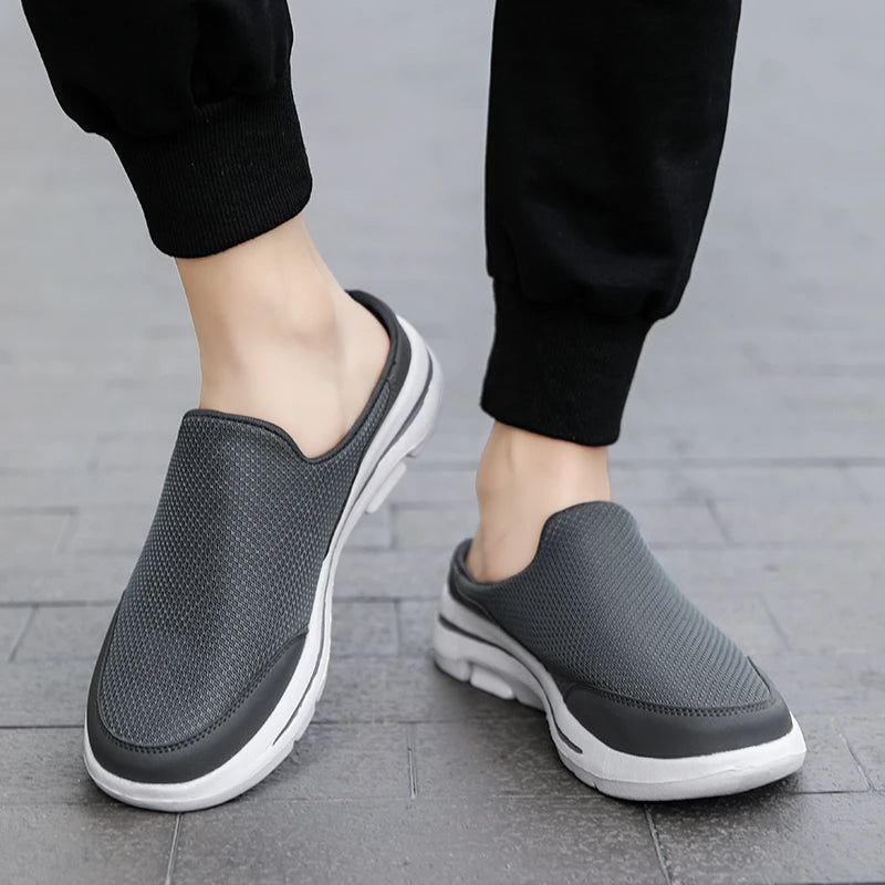 Sabot orthopédique homme à enfiler respirant