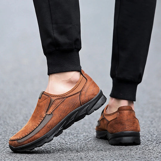Mocassin orthopédique homme semelle ergonomique