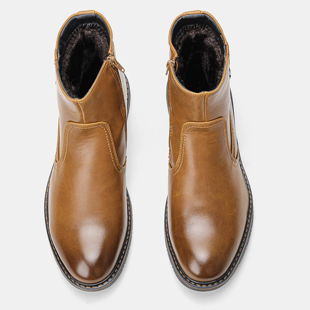 Botte orthopédique homme style vintage