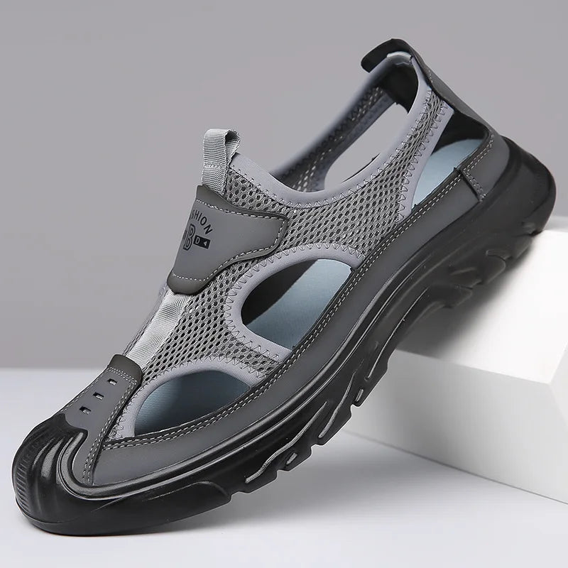 Sandale orthopédique homme aérée et souple
