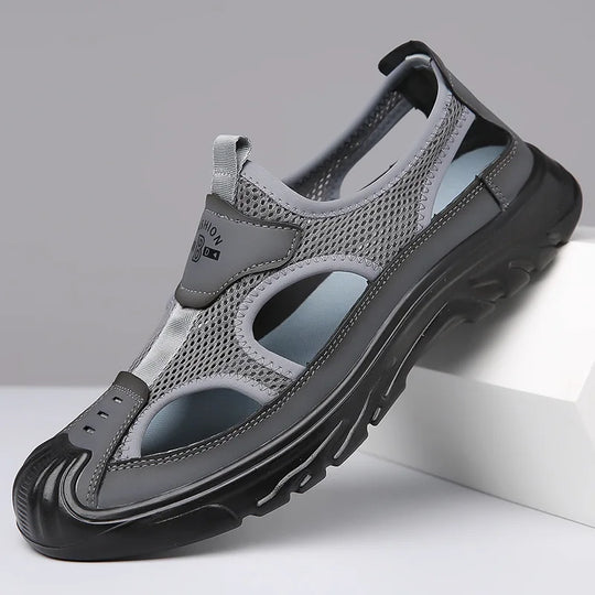 Sandale orthopédique homme aérée et souple