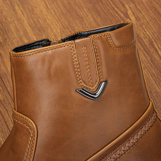 Botte orthopédique homme style vintage