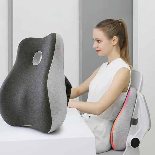 Coussin orthopédique dos et assise en mousse mémoire de forme